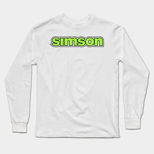 Simson logo (green) Long Sleeve T-Shirt